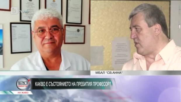 Снимка: Какво е състоянието на пребития проф. Станчев?