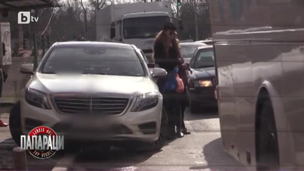 Снимка: Ирен Онтева нарушава правилата на пътя