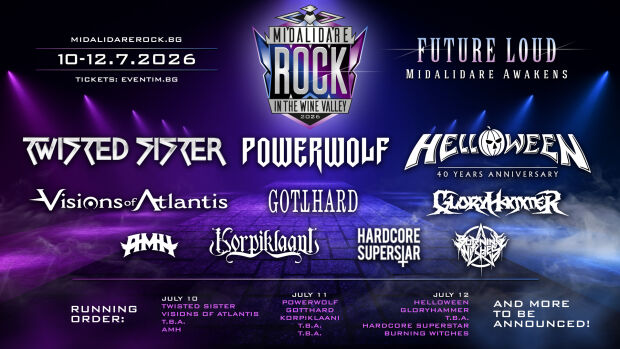Снимка: POWERWOLF! ТРЕТИЯТ ХЕДЛАЙНЕР НА MIDALIDARE ROCK IN THE WINE VALLEY