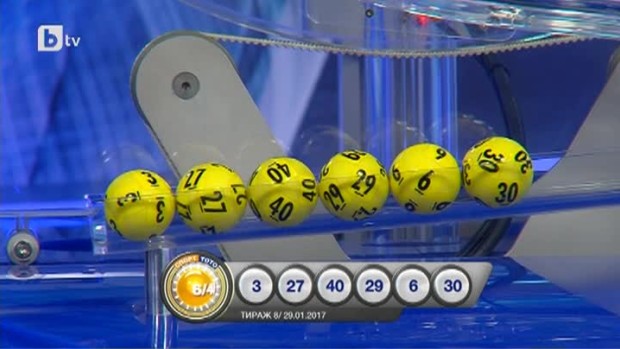 Снимка: Теглене на игрите "6/49", "5/35" и "Тото Джокер" на Спорт ТОТО - 29.01.2017