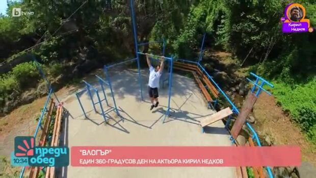 Снимка: 360-градусов ден с актьора Кирил Недков