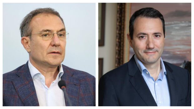Снимка: Борислав Гуцанов и Никола Янков - гости в "Лице в лице"
