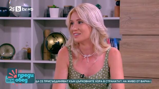 Снимка: Актрисата Ива Папазова между сцената и майчинството