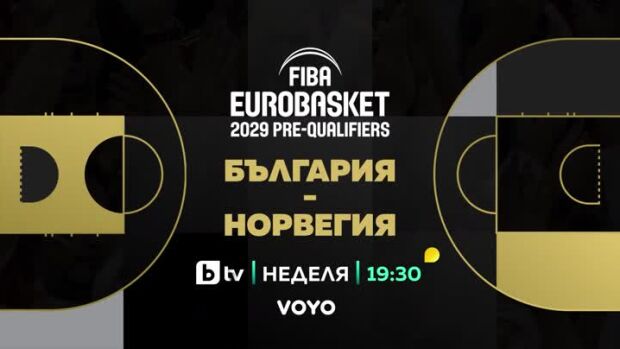 Снимка: Гледайте България-Норвегия в неделя от 19:30 ч. пряко по bTV и на VOYO