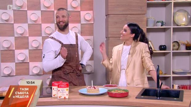 Снимка: Chef Николай Немигенчев приготвя миш-маш и маслени бисквити с кремю с бял шоколад