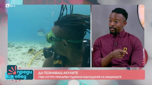 Снимка: Гостува експертът по акули, защитник на океаните Гибс Кугуру