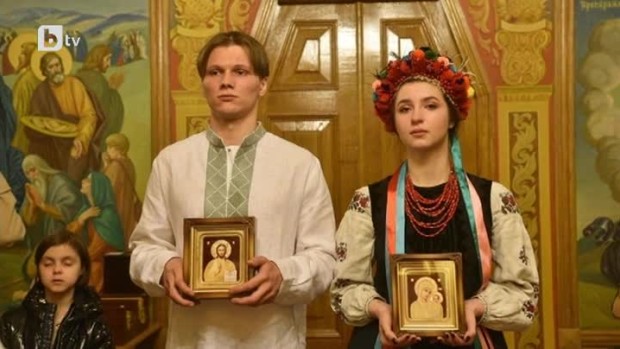 Снимка: Ярина и Святослав станаха семейство в първия ден на войната