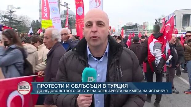 Снимка: Протести и сблъсъци в Турция