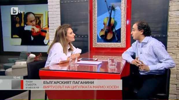 Снимка: Марио Хосен с нов концерт-спектакъл "Орфей и Паганини"