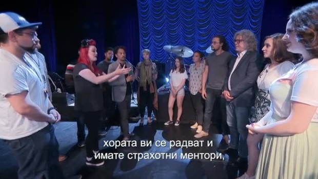Снимка: Отборът на Иван Лечев се срещна с Postmodern Jukebox