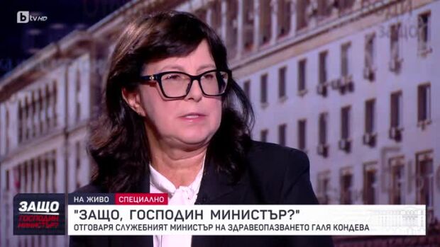 Снимка: Защо, господин министър?: Гост е Галя Кондева
