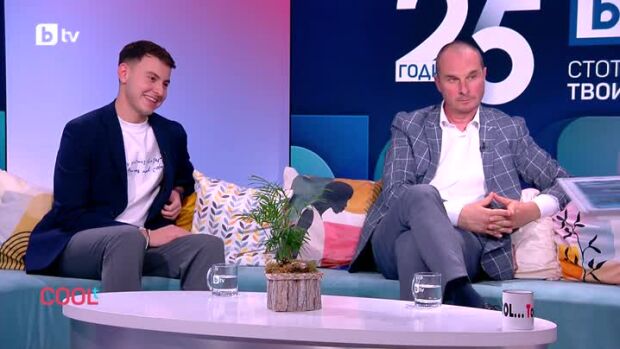 Снимка: Празнуваме 25 години bTV Новините с Петър Бакърджиев и Антоан Златков