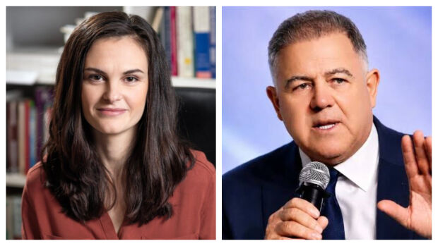 Снимка: Екатерина Баксанова и Николай Ненчев - гости в "Лице в лице"