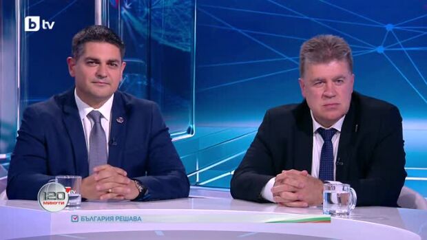 Снимка: Битката за "Дондуков" 2: Радостин Василев и Красимир Манов в "120 минути"