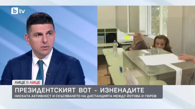 Снимка: Ивайло Мирчев за резултатите от първия тур на президентския вот