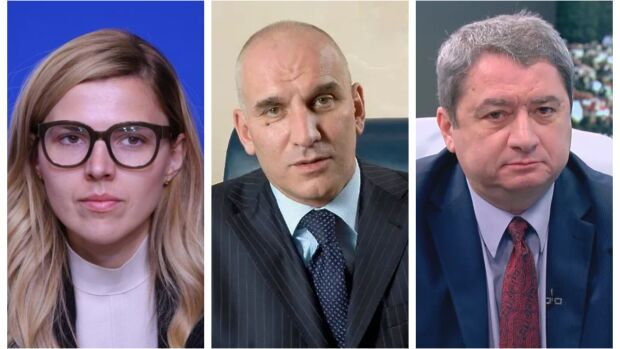Снимка: Д-р Велислава Петрова-Чамова, Левон Хампарцумян и Емануил Йорданов са гости в "Лице...