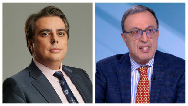 Снимка: Асен Василев и Петър Стоянов - гости в "Лице в лице"