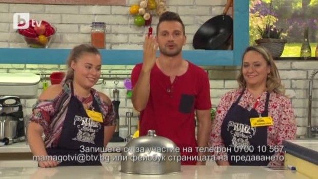 Снимка: Предизвикателството "риба" за мама Жанаина и Лариса