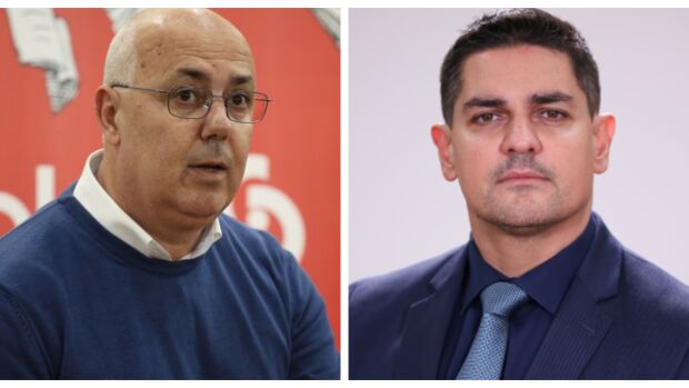 Снимка: Проф. Веселин Вучков и Радостин Василев са гости в "Лице в лице"