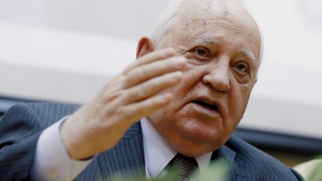 Последният президент на СССР Михаил Горбачов чрез своята неправителствена организация