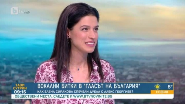 Елена Сиракова: Когато излизам на сцена, чувствам страхотна отговорност