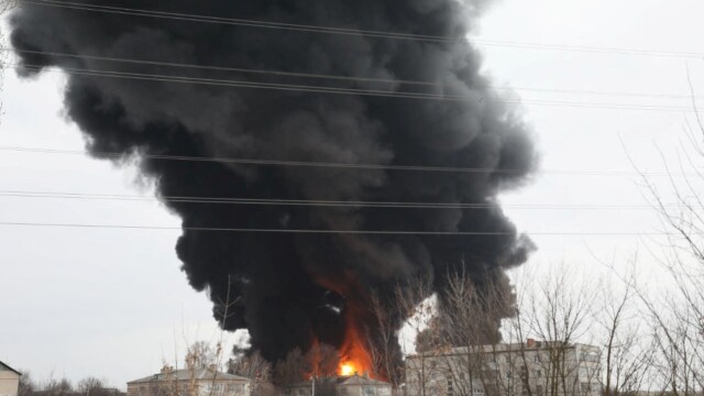Русия обвини Украйна за въздушна атака на склад за гориво