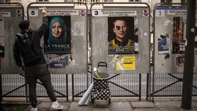 Франция гласува на първи тур на президентски избори, като близо