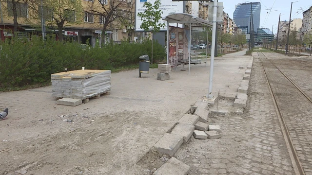 Строителните дейности на площад Македония в София са на финален