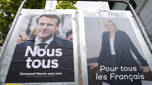 Макрон или Льо Пен: Решаващ ден, французите избират новия президент на балотаж