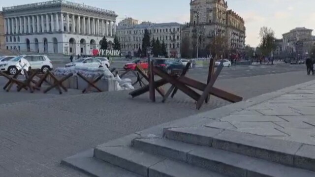 В украинската столица Киев отбелязаха Великден по военному, с вой