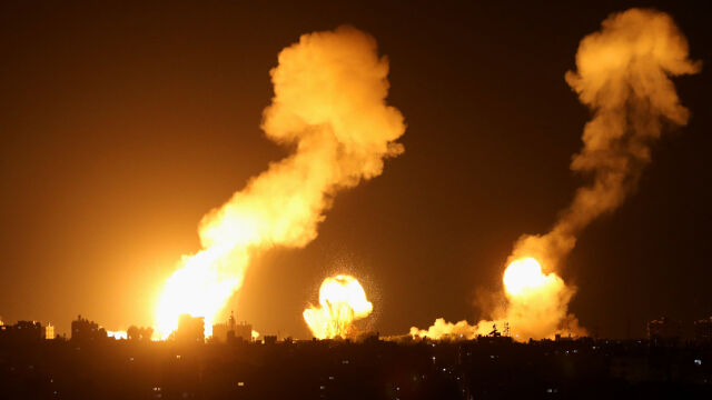 Ескалира напрежението в ивицата Газа Тази нощ израелската армия нанесе