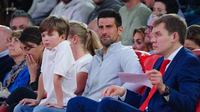 Синът на Джокович с бурна подкрепа към баскетболния Партизан (ВИДЕО) 