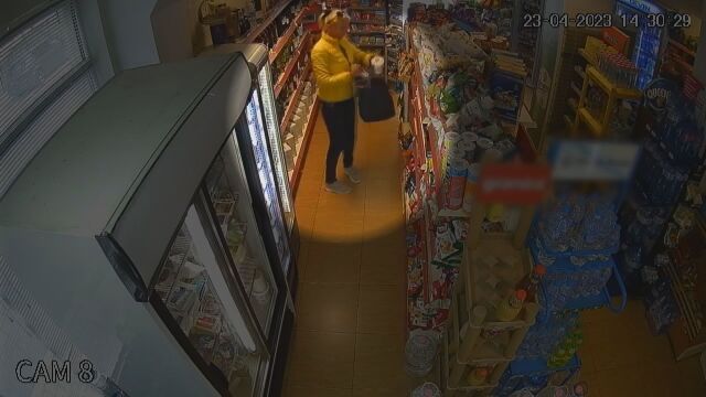 Куриозна кражба в София Охранителни камери в хранителен магазин в