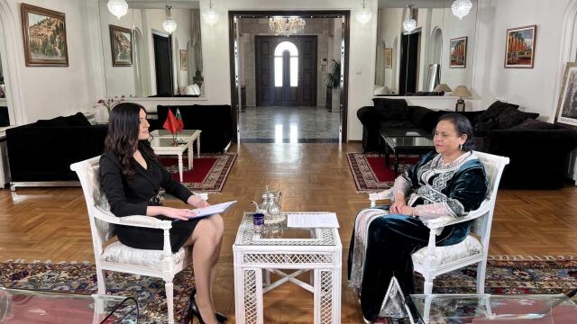 Посланикът на Кралство Мароко Закиа Ел Мидауи гостува на Кристина