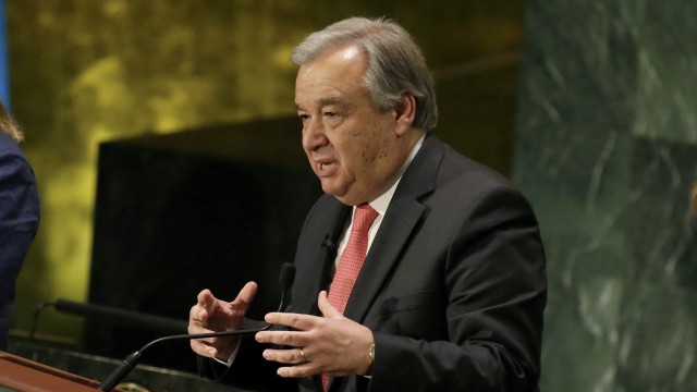 Генералният секретар на ООН Антониу Гутериш призова за четиридневно примирие