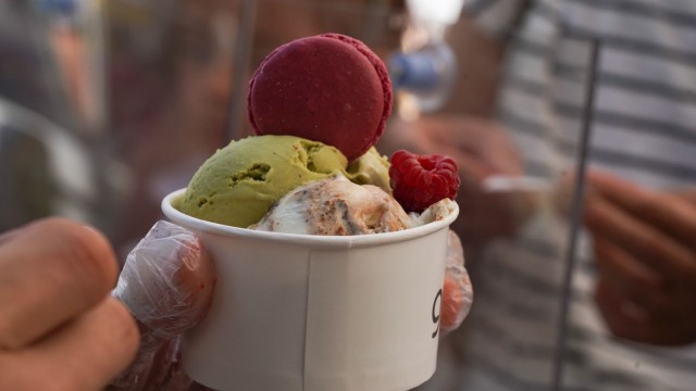 Сладоледът не е само за хората В Берлин го предлагат