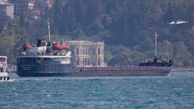 Първият кораб, превозващ пшеница от Украйна, акостира в Турция