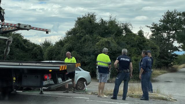 Шофьор самокатастрофира край Църна маца на магистрала Тракия в посока