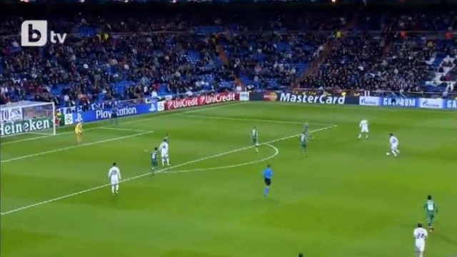Реал вкарва и четвърти гол на Лудогорец (ВИДЕО)