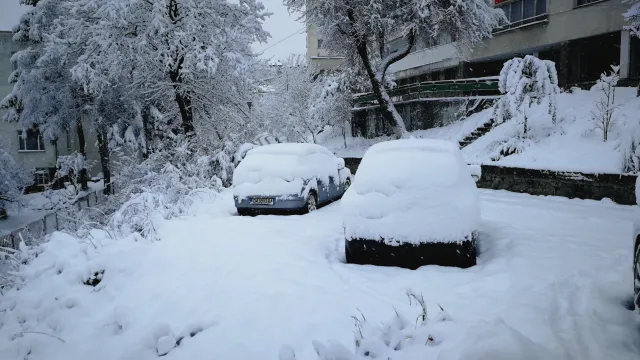 Сняг в Смолянска област