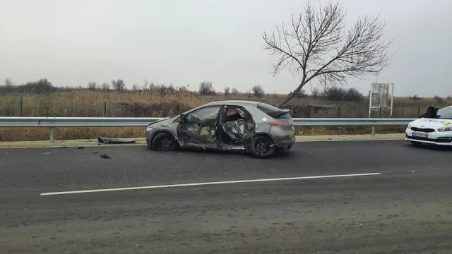 Верижна катастрофа на пътя Пловдив-Пазарджик