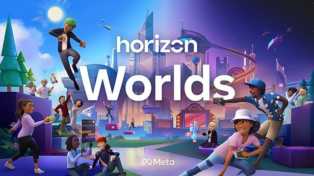 Платформата за виртуална реалност Horizon Worlds на компанията Мета преди