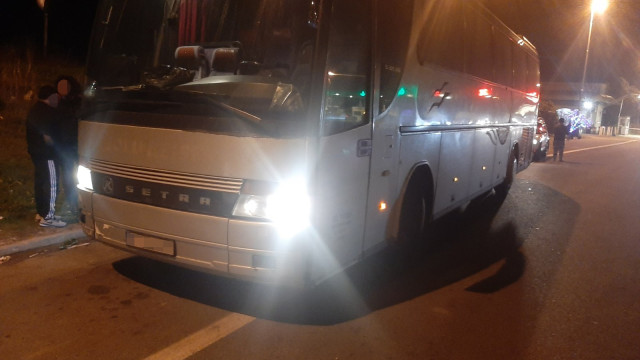 Министерството на вътрешните работи на Северна Македония е задържало автобус