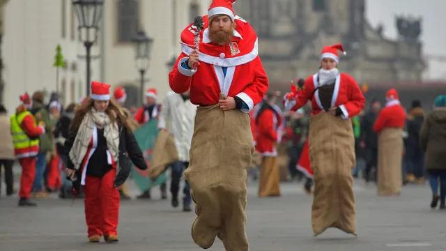 Дядо Коледа в Дрезден