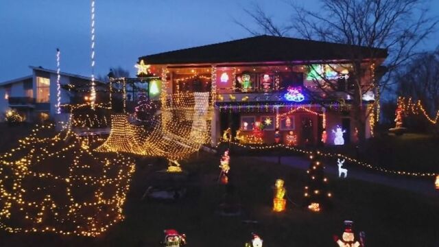 93 годишен мъж освети цялата си къща за Коледа в Норвегия