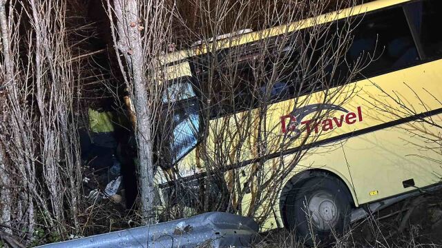 Късметът при катастрофата с автобуса край Свиленград е че той