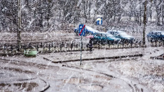 Обилен снеговалеж предизвика транспортен хаос във Най малко 250 полета