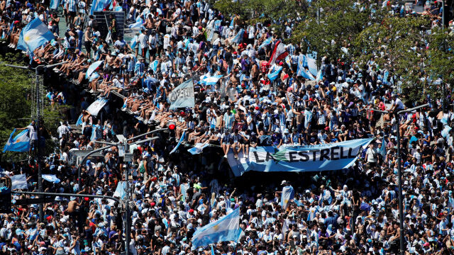 Знаме уби фен в Аржентина