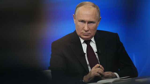  Руският президент Владимир Путин заяви че в настъплението в Украйна