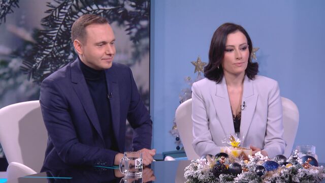Водещите на bTV Лили Боянова и Иван Георгиев пожелаха здраве